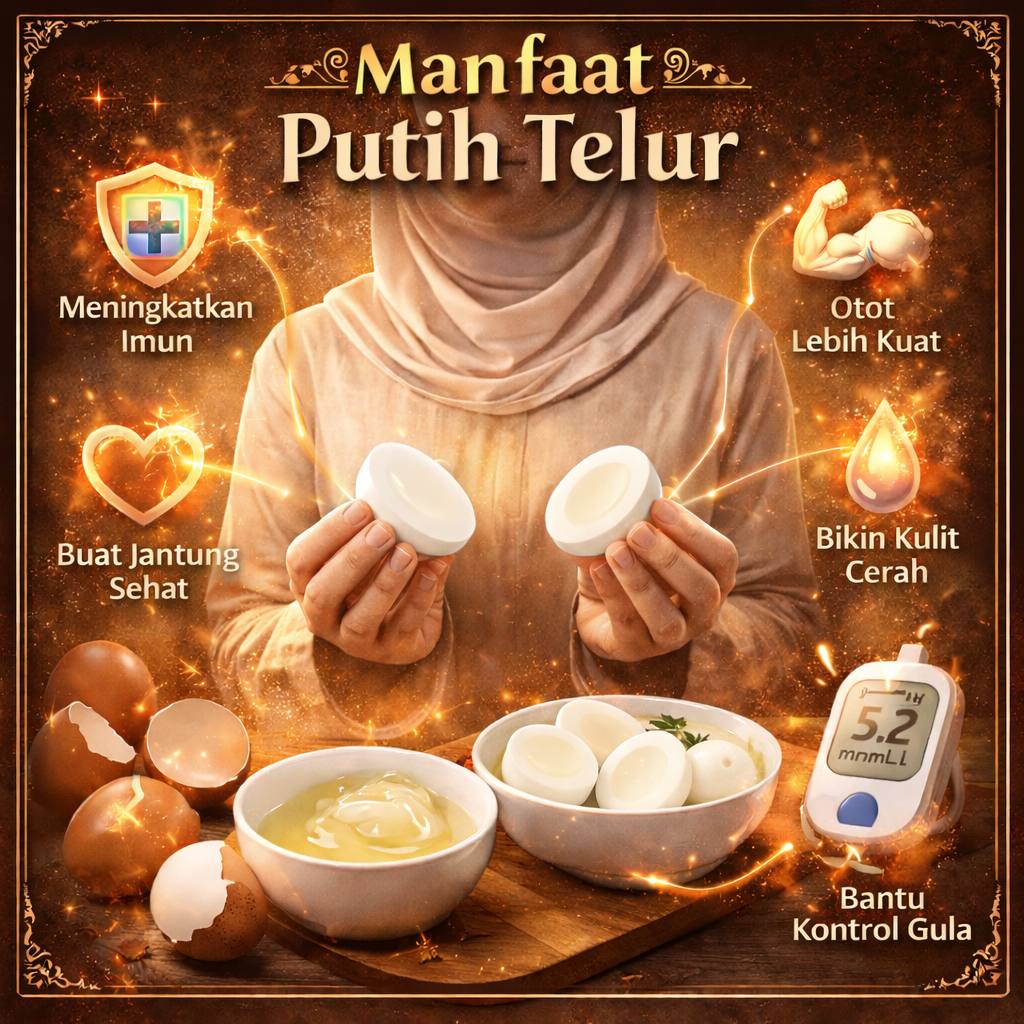 Putih Telur Rebus